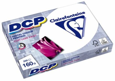 Clairefontaine Laserpapier Clairefontaine DCP A4 160gr wit 250vel