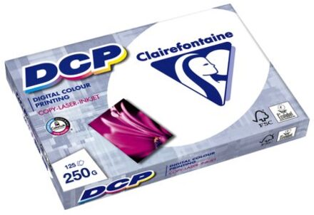 Clairefontaine Laserpapier Clairefontaine DCP A4 250gr wit 125vel