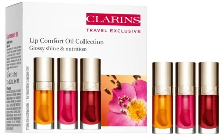 Clarins Geschenkset Clarins Lip Comfort Oil Gift Set 3 x 7 ml