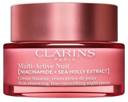 Clarins Nachtcrème Clarins Multi-Active Night Cream - Niacinamide & Sea Holly All Skin Types 50 ml
