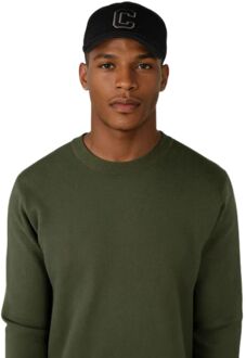 Clark Knitted Casual Sweater Heren M Groen