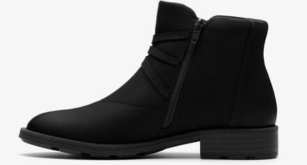 Clarks Adalynn Faye Zwarte Nubuck Laarzen - EU 39/ UK 6