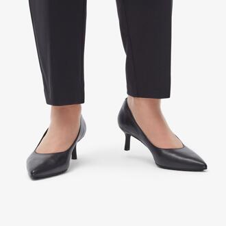 Clarks Adela Court Zwarte Leren Schoenen