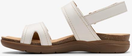 Clarks April Clover Off White Combination Sandalen Wit - EU 40