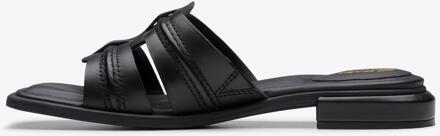 Clarks Ariany Muiletten Zwarte Leren Sandalen