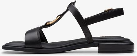 Clarks Ariany Sling Zwarte Leren Sandalen