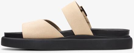 Clarks Aristella Mule Ecru Suède Sandalen Bruin - EU 40.5 / UK 7