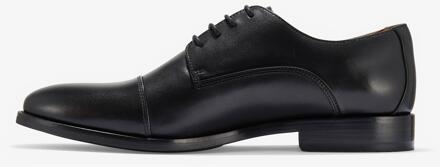 Clarks Banstead Pet Zwarte Leren Schoenen - EU 44 / UK 9.5