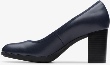 Clarks Bayla Carly Marineblauwe Leren Schoenen - EU 40 / UK 6.5
