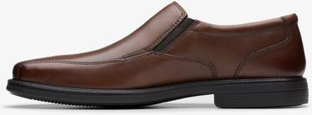 Clarks Bolton Free II Bruine Leren Schoenen - EU 40.5 / UK 7