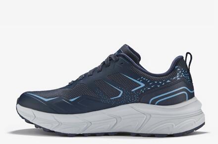 Clarks Brockwood Kant Navy Sneakers - maat EU 40.5 / UK 7 Blauw