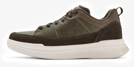 Clarks Burford Kant Khaki Sneakers Groen - EU 46 / UK 11