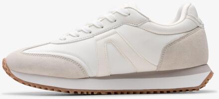 Clarks Calo Run Witte Combinatie Sneakers - maat EU 38 / UK 5
