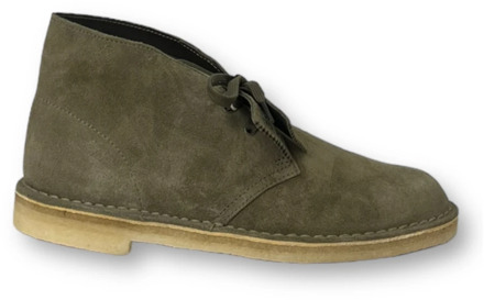 Clarks Caravan Enkellaarzen Clarks , Green , Heren - 40 1/2 EU