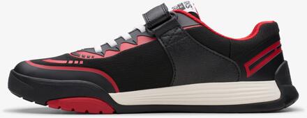 Clarks CicaStarFlexY Zwart/Rood Sneakers - EU 22 / UK 5