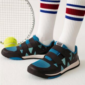 Clarks CicaStarJumpK Blau/zwart Sneakers Blauw