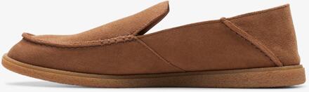 Clarks Clarkbay Stap Cola Suède Schoenen Bruin