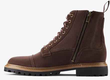 Clarks Clarkridge Hi Donkerbruin Suède Laarzen - 10 Wide Fit (UK Shoe)