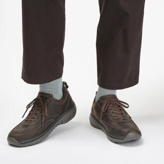 Clarks ClarksPro Veters Donkerbruin Geprobeerd Sneakers
