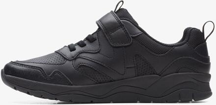 Clarks ClowderSprintO Black Leather Schoenen Zwart - 35.5 EU/IT