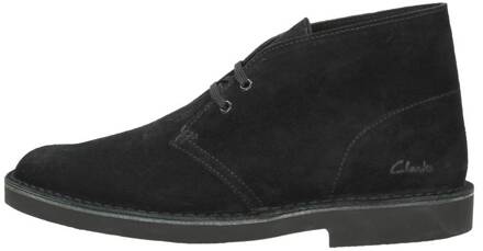 Clarks Comfortabele Zwarte Desertboot Evo Heren Veterboot Clarks , Black , Heren - 41 Eu,43 1/2 Eu,44 Eu,42 1/2 Eu,42 Eu,43 EU