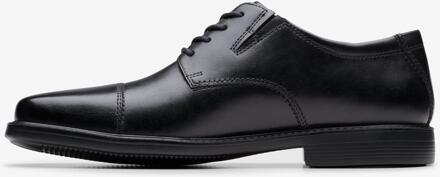 Clarks Cosgrove Hoed Zwarte Leren Schoenen - EU 44.5 / UK 10