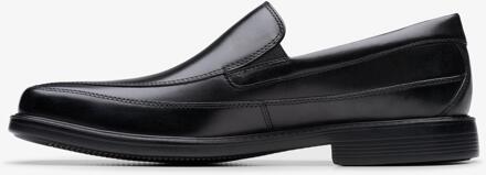 Clarks Cosgrove Vrije Zwarte Leren Schoenen - EU 42.5 / UK 8.5