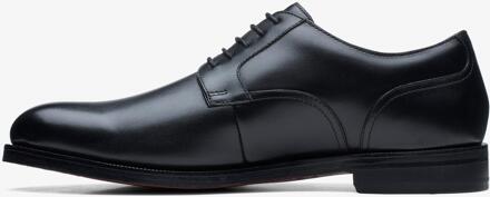 Clarks Craftdean Kanten Zwarte Leren Schoenen - EU 40.5 / UK 7