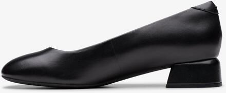 Clarks Daiss30 Stap Zwarte Leren Schoenen