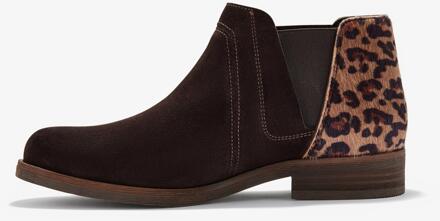 Clarks Demi2 Beat Donkerbruine Suède Boots - EU 37.5 / UK 4.5