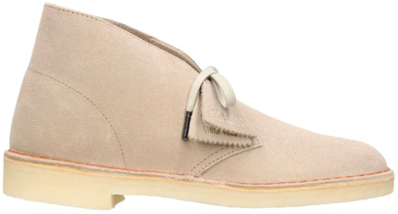 Clarks Desert Boot veterschoen van suède Beige - 46