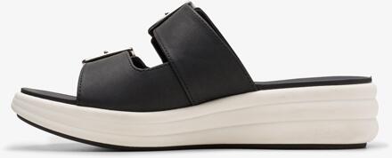 Clarks Drift Gesp Zwarte Sandalen