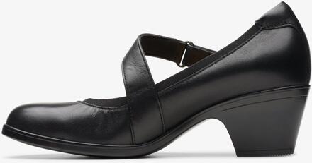 Clarks Emily2 Mabel Zwarte Leren Schoenen - EU 40 / UK 6.5