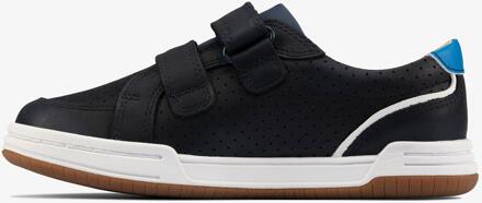 Clarks Fawn Solo K Navy Leather Sneakers Blauw