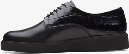 Clarks Glickly Derby2 Zwarte Combinatieschoenen - EU 42 / UK 8