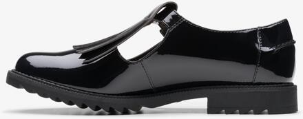 Clarks Griffin Mia2 Zwarte Gepatenteerde Schoenen