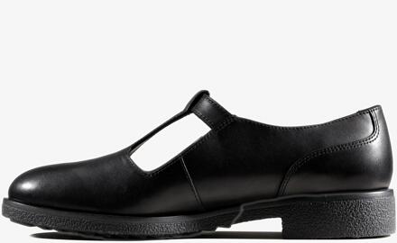 Clarks Griffin Stad Zwarte Leren Schoenen - EU 42 / UK 8