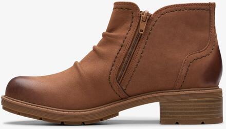 Clarks Hearth Clara Tan Nubuck Laarzen Bruin - EU 40.5 / UK 7