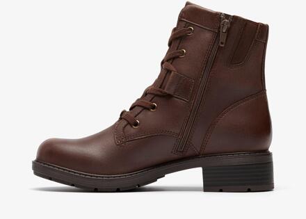 Clarks Hearth Parker Bruine Leren Boots - EU 40.5 / UK 7