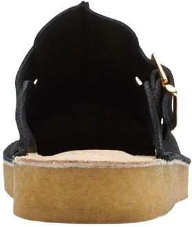 Clarks Heren Trek Suède Muiltjes (Zwart)