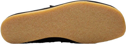 Clarks Heren Weaver Suède Schoenen (Zwart)