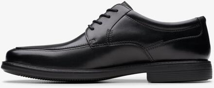 Clarks IpswichSchortII Zwarte Leren Schoenen