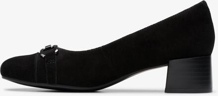 Clarks Iridessa Erin Zwarte Suède Schoenen
