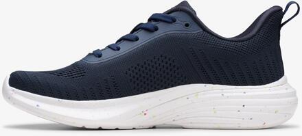Clarks Izza Gebreide Navy Sneakers - maat EU 38 / UK 5 Blauw