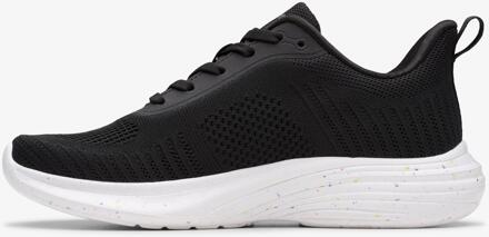 Clarks Izza Gebreide Zwarte Sneakers - maat EU 37 / UK 4