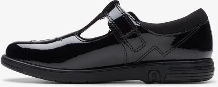 Clarks Jazzy Tap K. Zwarte Pat Schoenen