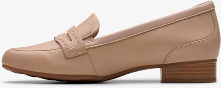 Clarks Juliet Top Beige Leren Schoenen