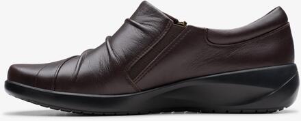 Clarks Kaetlyn Mila Chocolade Leren Schoenen Bruin