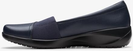 Clarks Kaetlyn Rhea Marineblauwe Leren Schoenen - EU 40.5 / UK 7