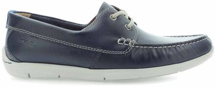 Clarks Karlock Step Heren Navy Bootschoenen Blauw